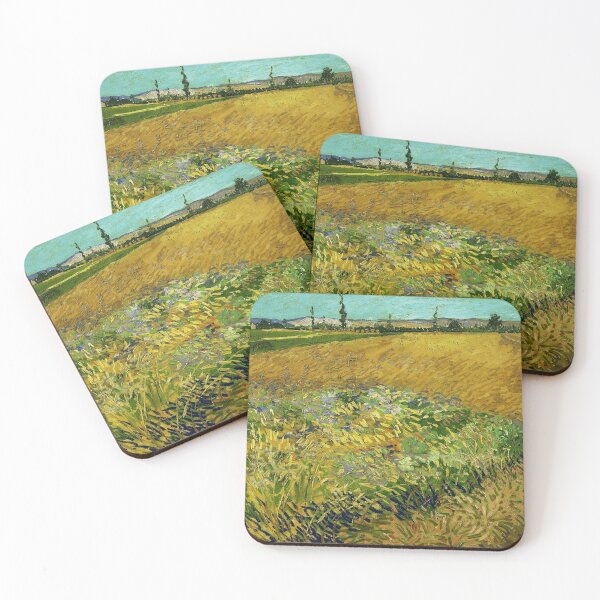 Item preview, Wheatfield by Vincent van Gogh (1888) designed and sold by allhistory.