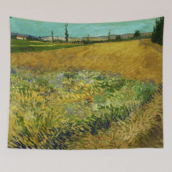 Item preview, Wheatfield by Vincent van Gogh (1888) designed and sold by allhistory.