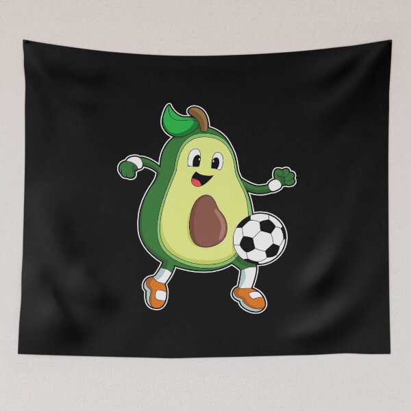 Item preview, Avocado Soccer player Soccer designed and sold by Snabdesign84.