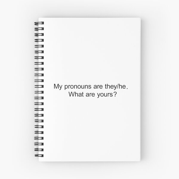 Item preview, they/he pronouns designed and sold by eleonora909.
