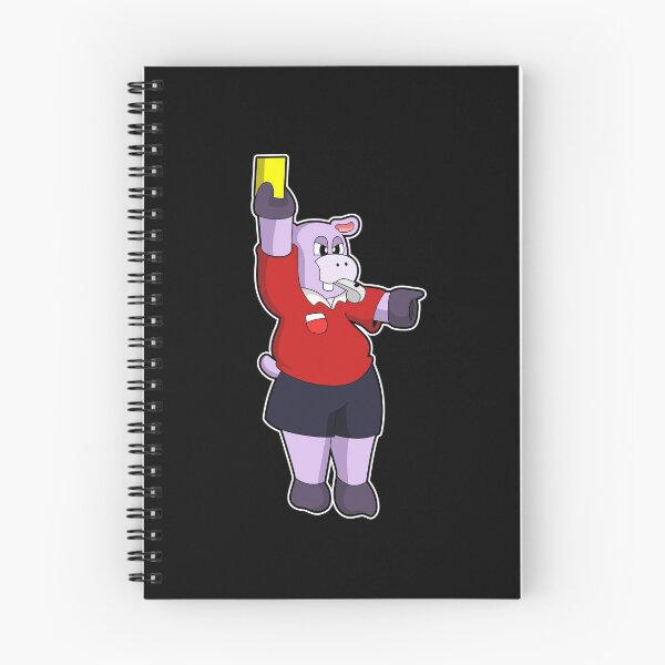 Item preview, Hippo at Soccer as Referee designed and sold by Snabdesign84.