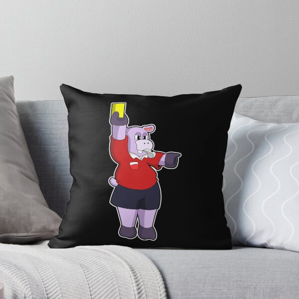 Item preview, Hippo at Soccer as Referee designed and sold by Snabdesign84.