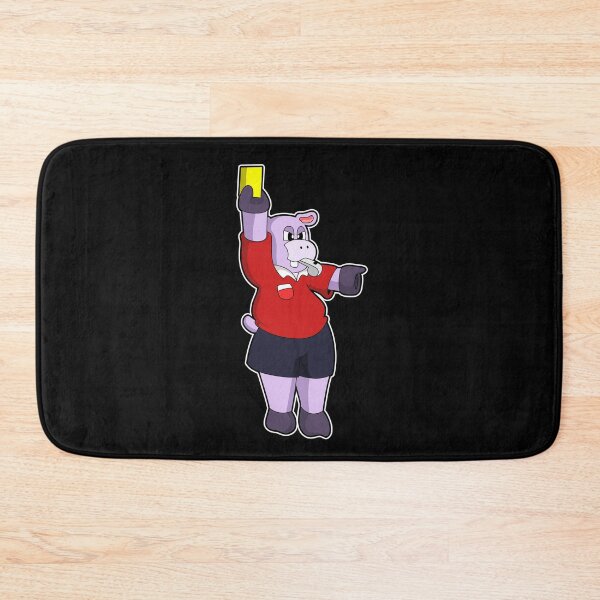 Item preview, Hippo at Soccer as Referee designed and sold by Snabdesign84.