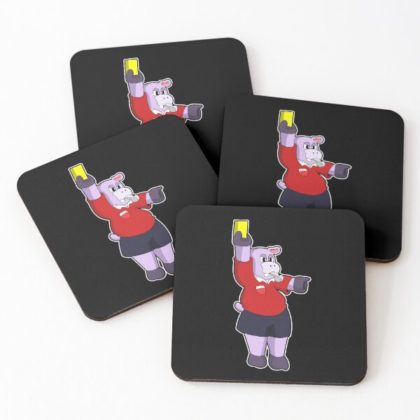 Item preview, Hippo at Soccer as Referee designed and sold by Snabdesign84.