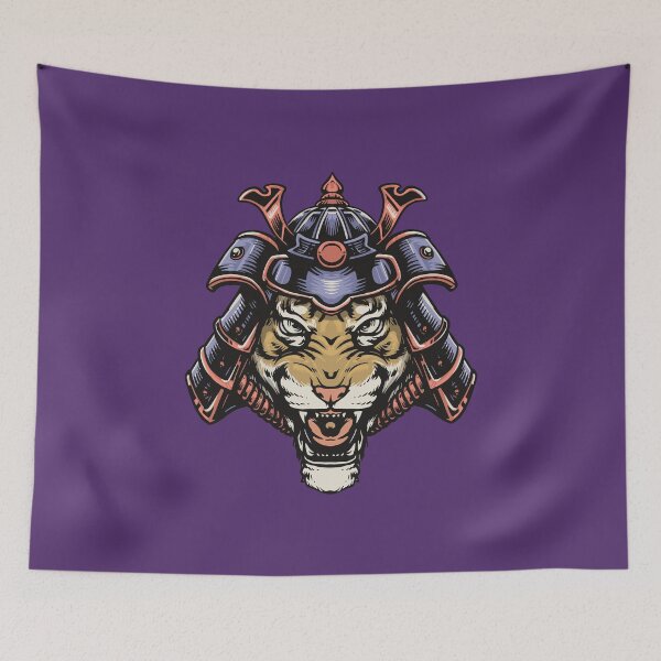 Item preview, Tiger samurai helmet designed and sold by Aimyashoppy.
