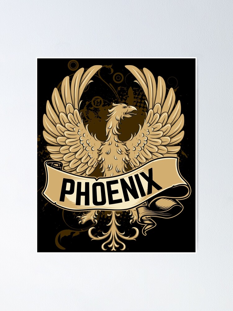 "Phoenix --Bird Rise From The Ashes" Poster For Sale By Glitchman2 ...