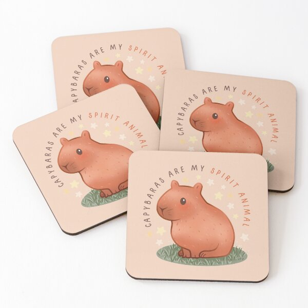 Item preview, Capybaras Are My Spirit Animal designed and sold by sunnySaraV.