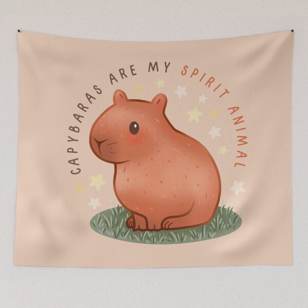 Item preview, Capybaras Are My Spirit Animal designed and sold by sunnySaraV.