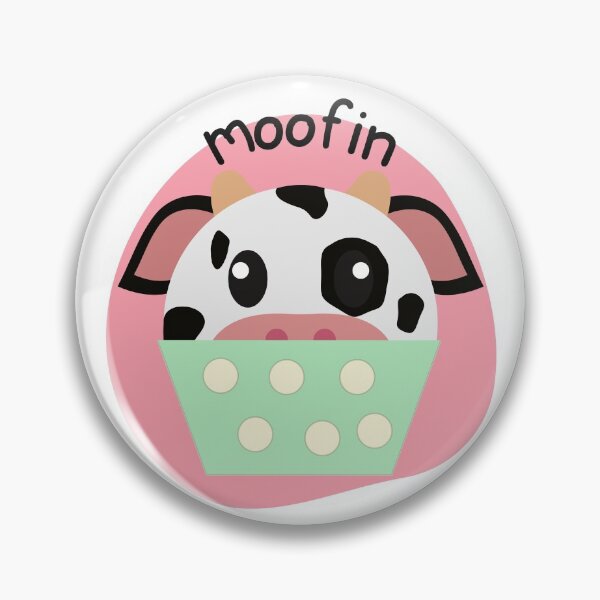 Item preview, Mooffin - Animal pun designed and sold by The Agreeable Raven.