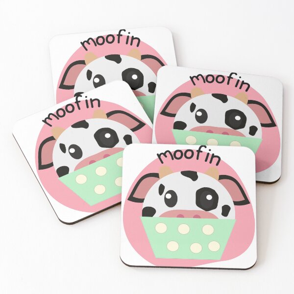 Item preview, Mooffin - Animal pun designed and sold by The Agreeable Raven.