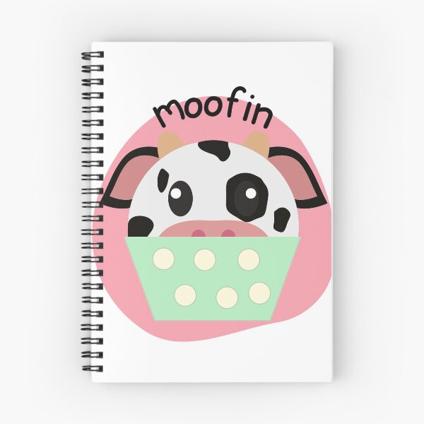 Item preview, Mooffin - Animal pun designed and sold by The Agreeable Raven.