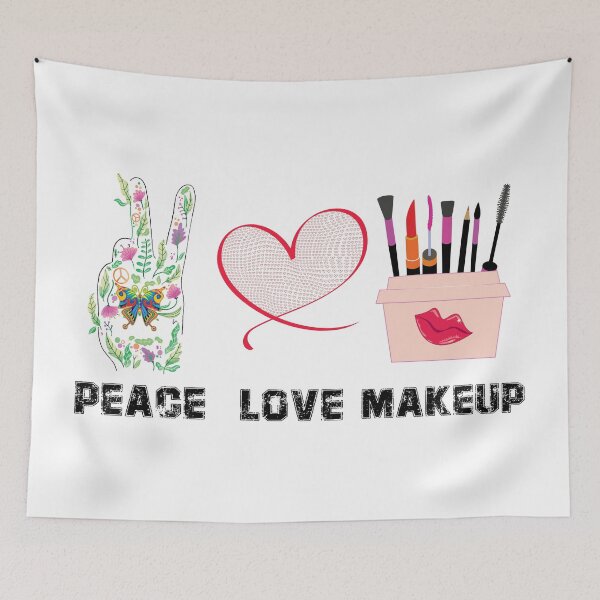 Item preview, Peace Love Makeup  designed and sold by Amindo.