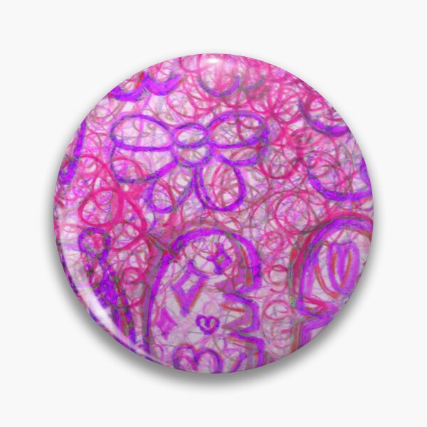Aperçu de l'œuvre Violet Rose Pop Art Japonais Expressionnisme Abstrait créée et vendue par Ben Ryuki Miyagi Architect.