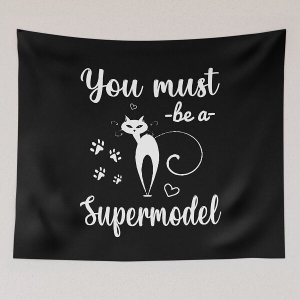 Item preview, You Most Be A Supermodel-Funny Sexy Cat-Model Cat-Beautiful Cat-SuoerModel Cat-Funy Cat For Cat Lover Friend designed and sold by Rassitni.