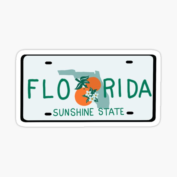 Florida License Plate Merch & Gifts for Sale