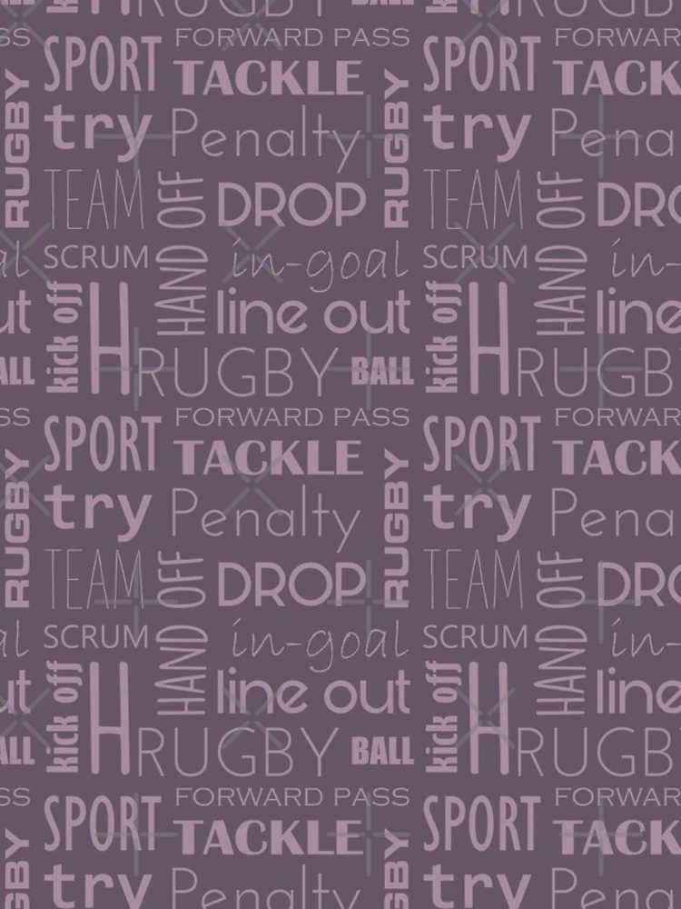 Thumbnail 4 of 4, iPhone Case, Rugby Text Pattern Color designed and sold by Pablo Pereyra.