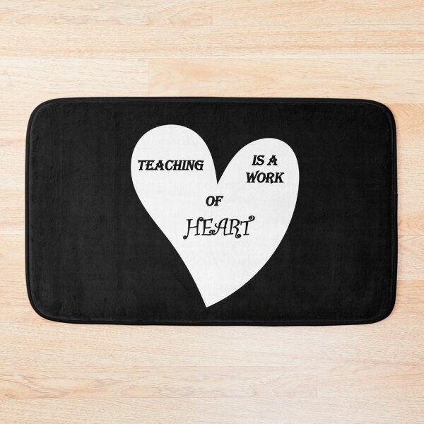 Item preview, teaching is a work of heart : Gift idea for teachers & siblings designed and sold by dorento07.