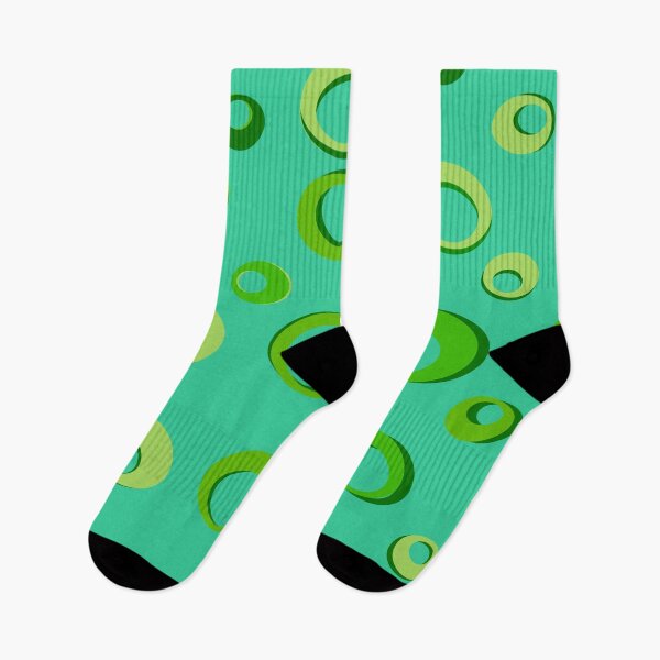 Item preview, Abstract Retro Circular Pattern in Shades of Green designed and sold by LisWilliams.
