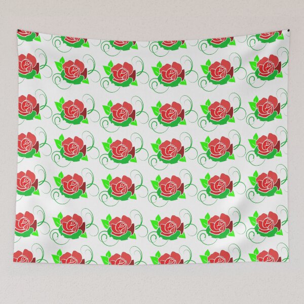 Artikelvorschau, Curling Rose Blumenmuster entworfen und verkauft von EdwardMonet.