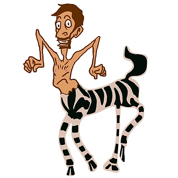 Artwork thumbnail, Zebra In America Doodle by Ratch2929