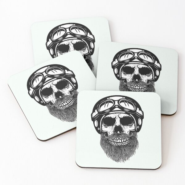 Item preview, Beard Rider Skull designed and sold by artorno.