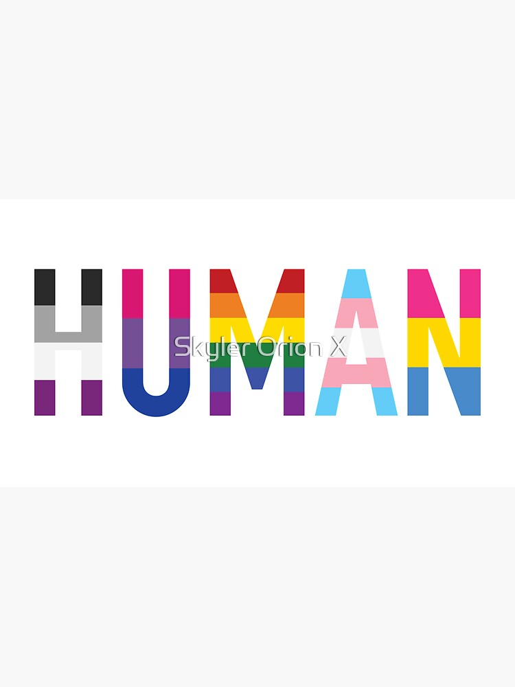 Human, Various Queer Flags 1 by fc13empire