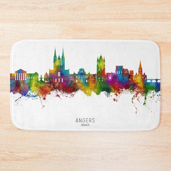 Item preview, Angers France Skyline designed and sold by ArtPrints.
