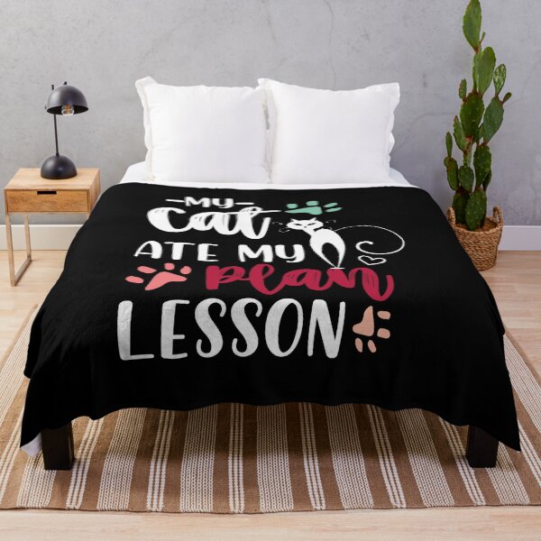 Item preview, My Cat Ate My Plan Lesson-Crazy Cat-Funny Cat Behavior-Cat Lover Cute Gift For Cat Owner designed and sold by Rassitni.