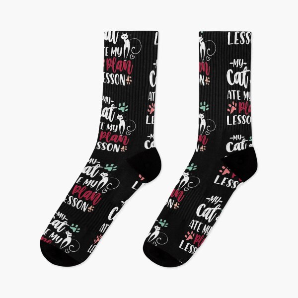 Item preview, My Cat Ate My Plan Lesson-Crazy Cat-Funny Cat Behavior-Cat Lover Cute Gift For Cat Owner designed and sold by Rassitni.