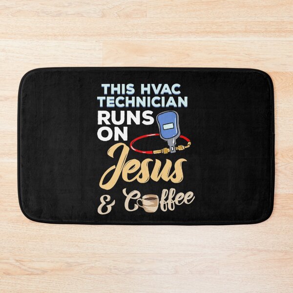 Item preview, HVAC Technician Tech Jesus and Coffee designed and sold by Betsytiptoe.