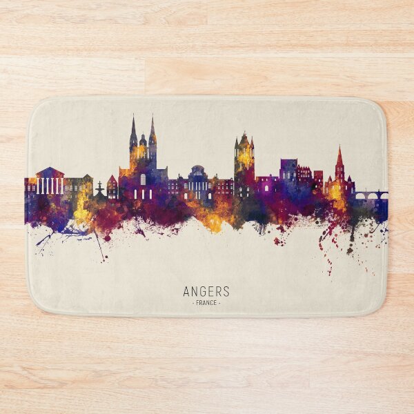 Item preview, Angers France Skyline designed and sold by ArtPrints.