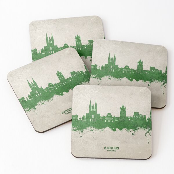 Item preview, Angers France Skyline designed and sold by ArtPrints.