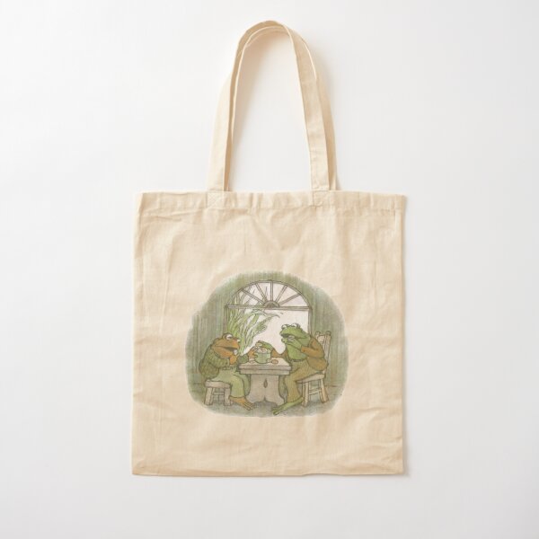 cookie party with frog and toad Cotton Tote Bag