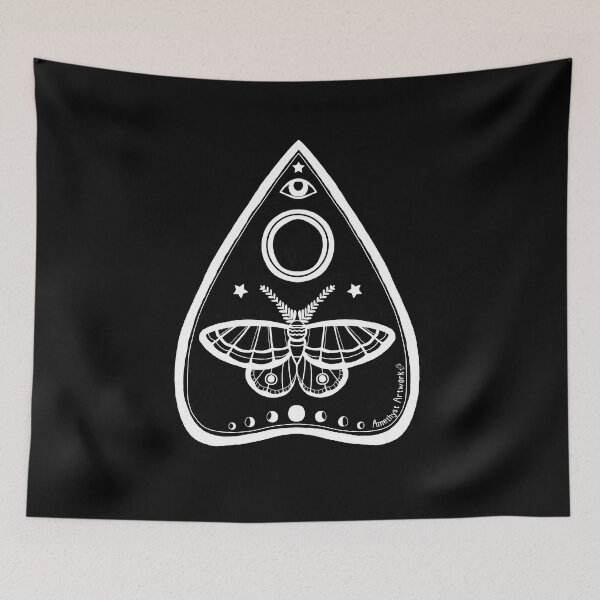 Item preview, Decorative Ouija Planchette with Moth designed and sold by AmethystArtwork.
