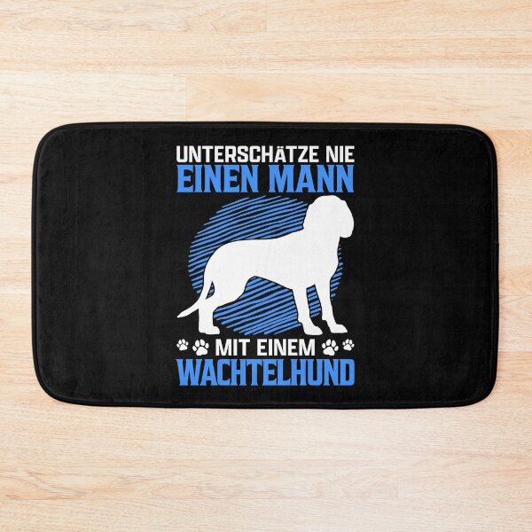Item preview, Man with German Wachtelhund hunting dog designed and sold by madgrfx.