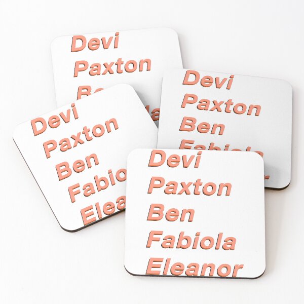 Item preview, Never Have I Ever character names designed and sold by miabellaortiz.