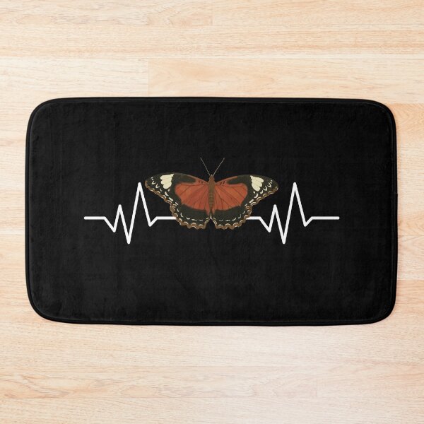 Item preview, Moth Cottagecore Aesthetic Heartbeat Pulsate ECG Graph designed and sold by CharJens.