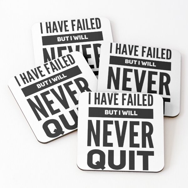 Item preview, I have failed but I will never quit designed and sold by Stationeryamore.
