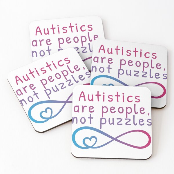 Item preview, Autistics are people, not puzzles designed and sold by Kirsten Uecker.