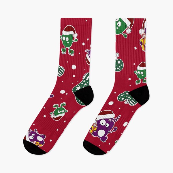 Item preview, Christmas Repeated Pattern - Funny Monsters designed and sold by RomeoSketches.