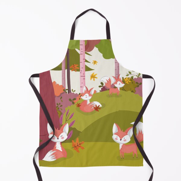 Item preview, Cute Autumn Foxes designed and sold by HolidayBug.