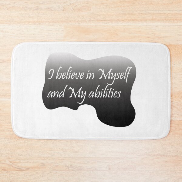 Item preview, I believe in Myself and my abilities, Positive Thinking Art designed and sold by Kenvis-edu.
