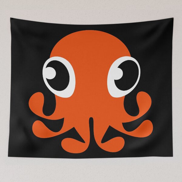 Item preview, Baby octopus Cthulhu (on black) designed and sold by SergPerep.