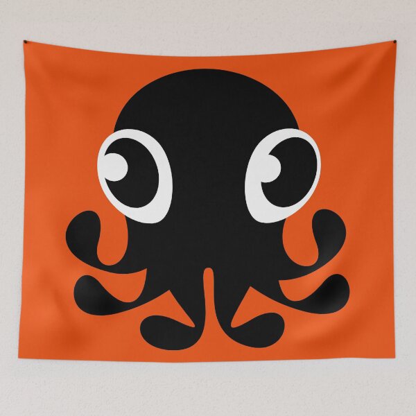 Item preview, Baby octopus Cthulhu (on orange) designed and sold by SergPerep.