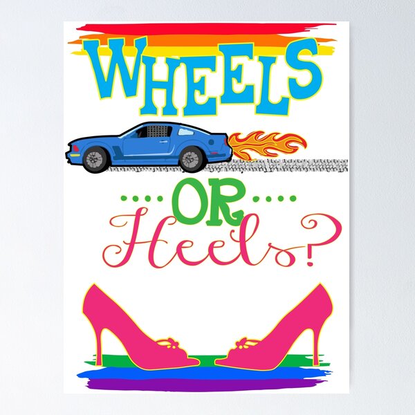 Item preview, Wheels or Heels designed and sold by PincraftArt.
