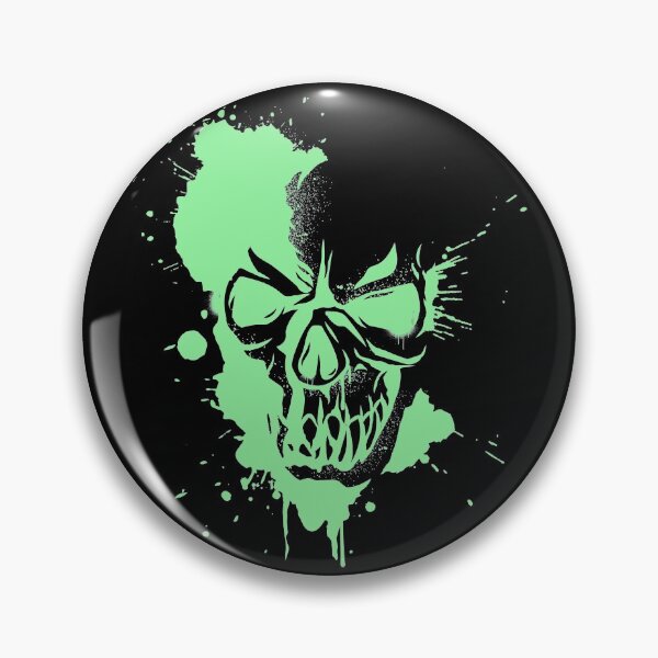Item preview, Painted Horror Skull | Halloweentee designed and sold by Design-Maniya.