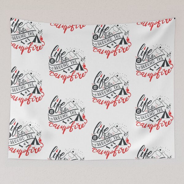 Item preview, Life is Better Around the Campfire designed and sold by FOX1999-Design.