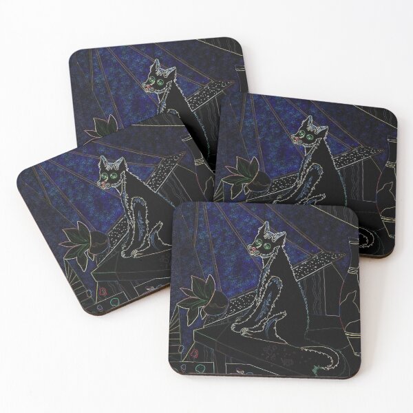 Item preview, night life of a domestic cat designed and sold by Magicbrush13.