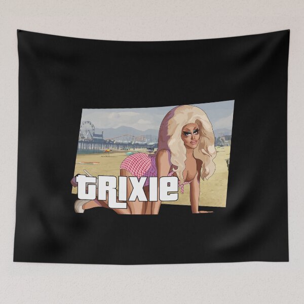 Aperçu de l'œuvre Bulle Trixie Mattel Grand Theft Auto créée et vendue par blaukalt.