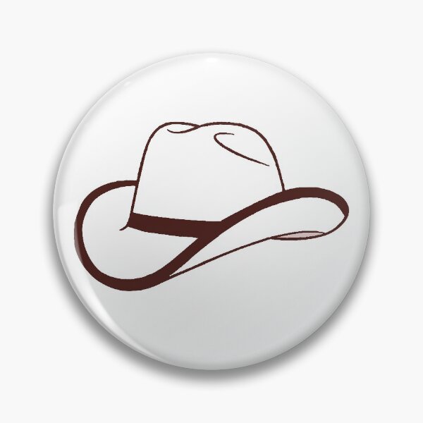 Artikelvorschau, Weißer Cowboyhut - Brauner Rand entworfen und verkauft von kebartl.